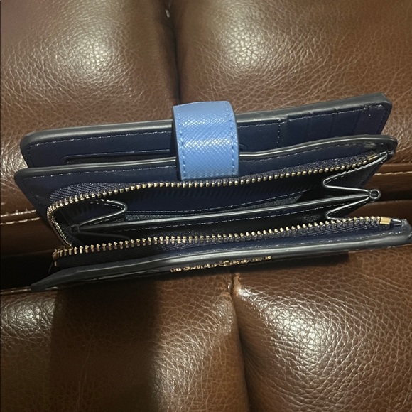 Kate Spade Blue and Black Butterfly Wallet - Picture 2 of 5